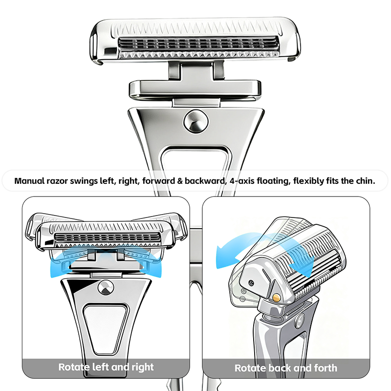 Whityle 24TS Glide Pro 4D Supe - đánh giá và giá Safety Razor Handle