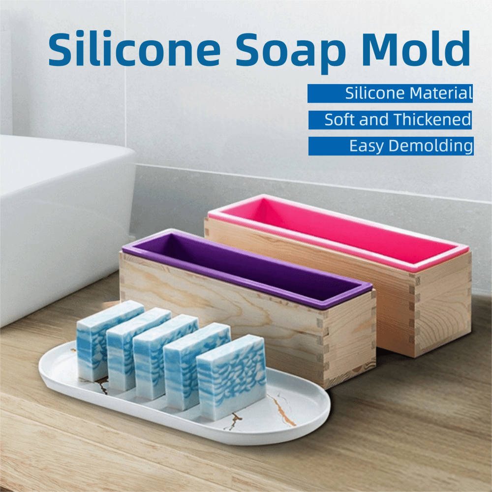 1200ml Silicone Soap Mold Wood - đánh giá và giá Eco Soap