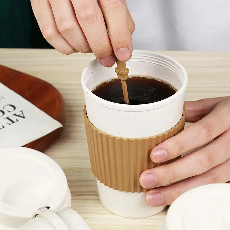 450ML Coffee Cups With Lids Wh - đánh giá và giá Reusable Straw
