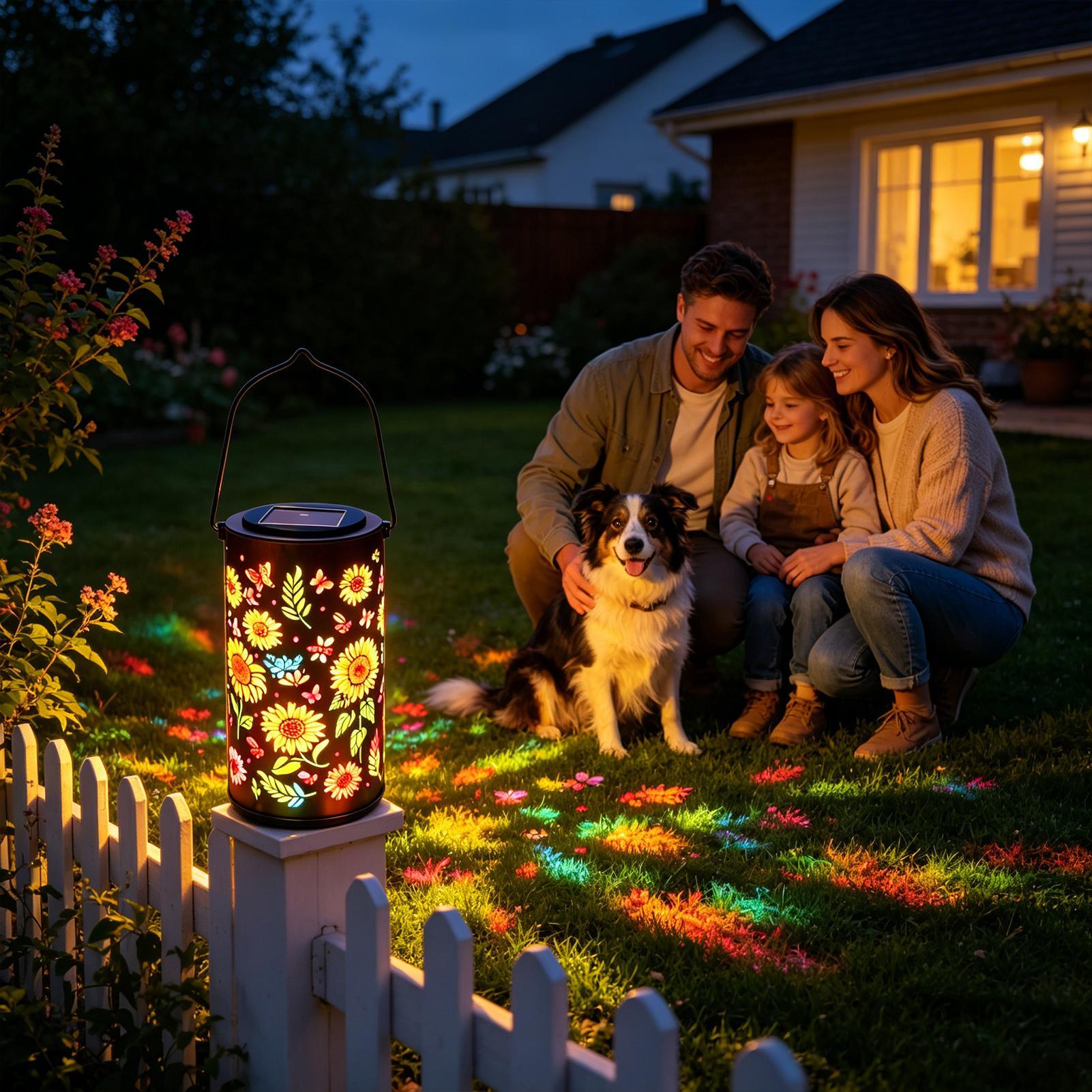 Sunflower Solar Lantern Weathe - đánh giá và giá Solar Garden Light