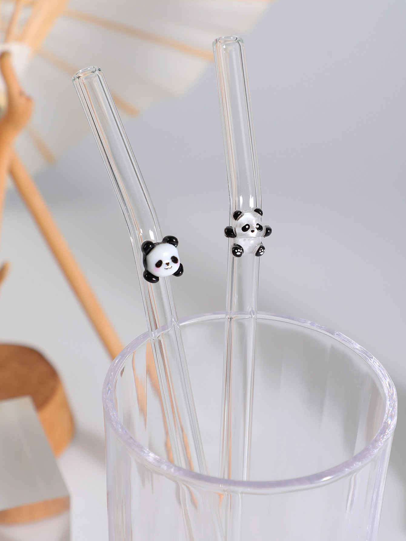 4/7PCS Panda Design Reusable B - đánh giá và giá Reusable Straw