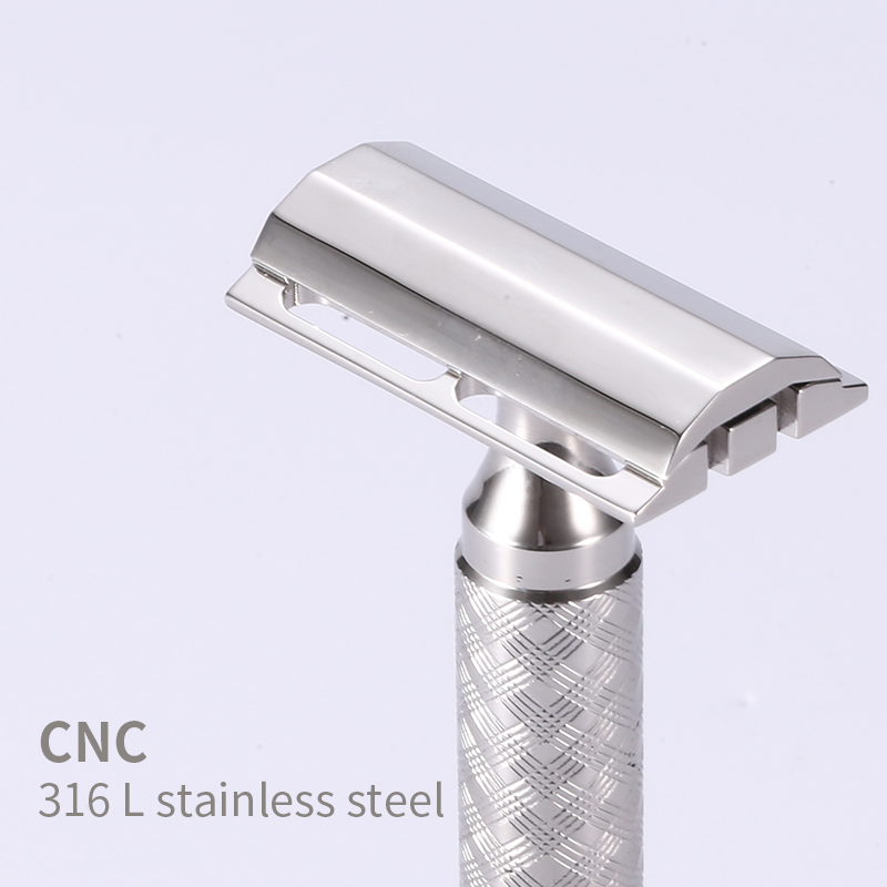 CNC 316L Stainless Steel Doubl - đánh giá và giá Safety Razor Handle