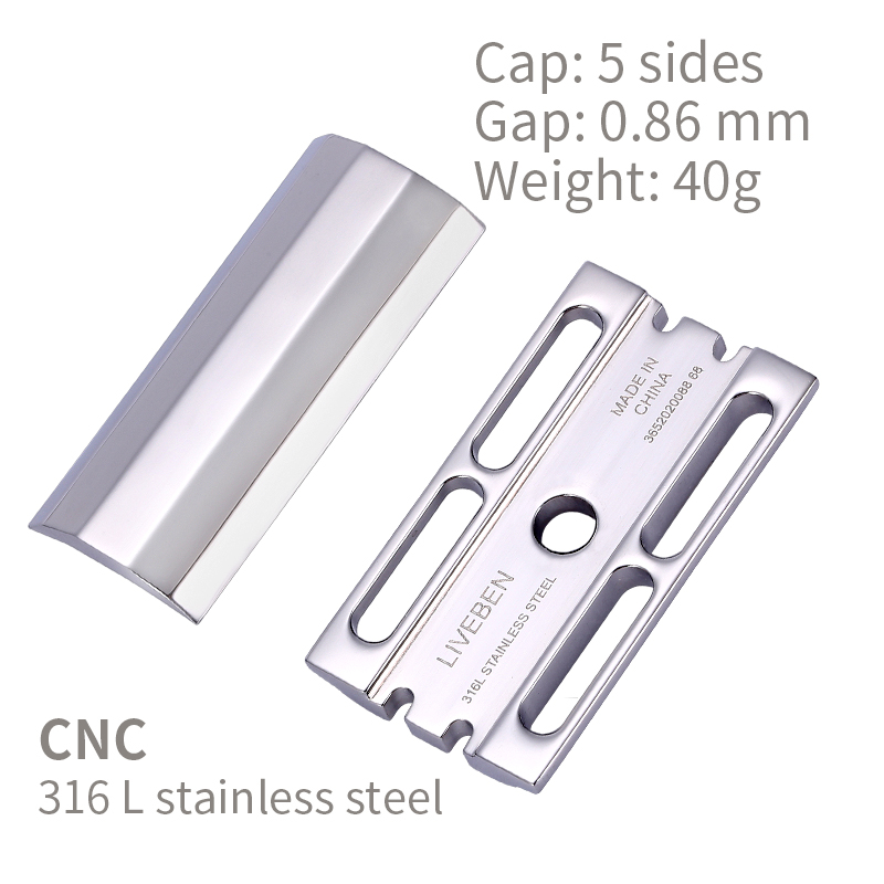 CNC 316L Stainless Steel Doubl - đánh giá và giá Safety Razor Handle