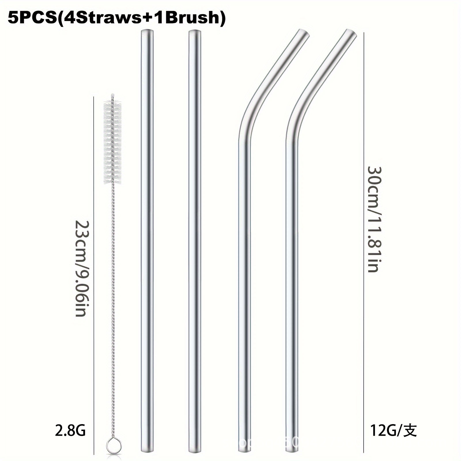 30cm Straws Reusable Stainless - đánh giá và giá Reusable Straw