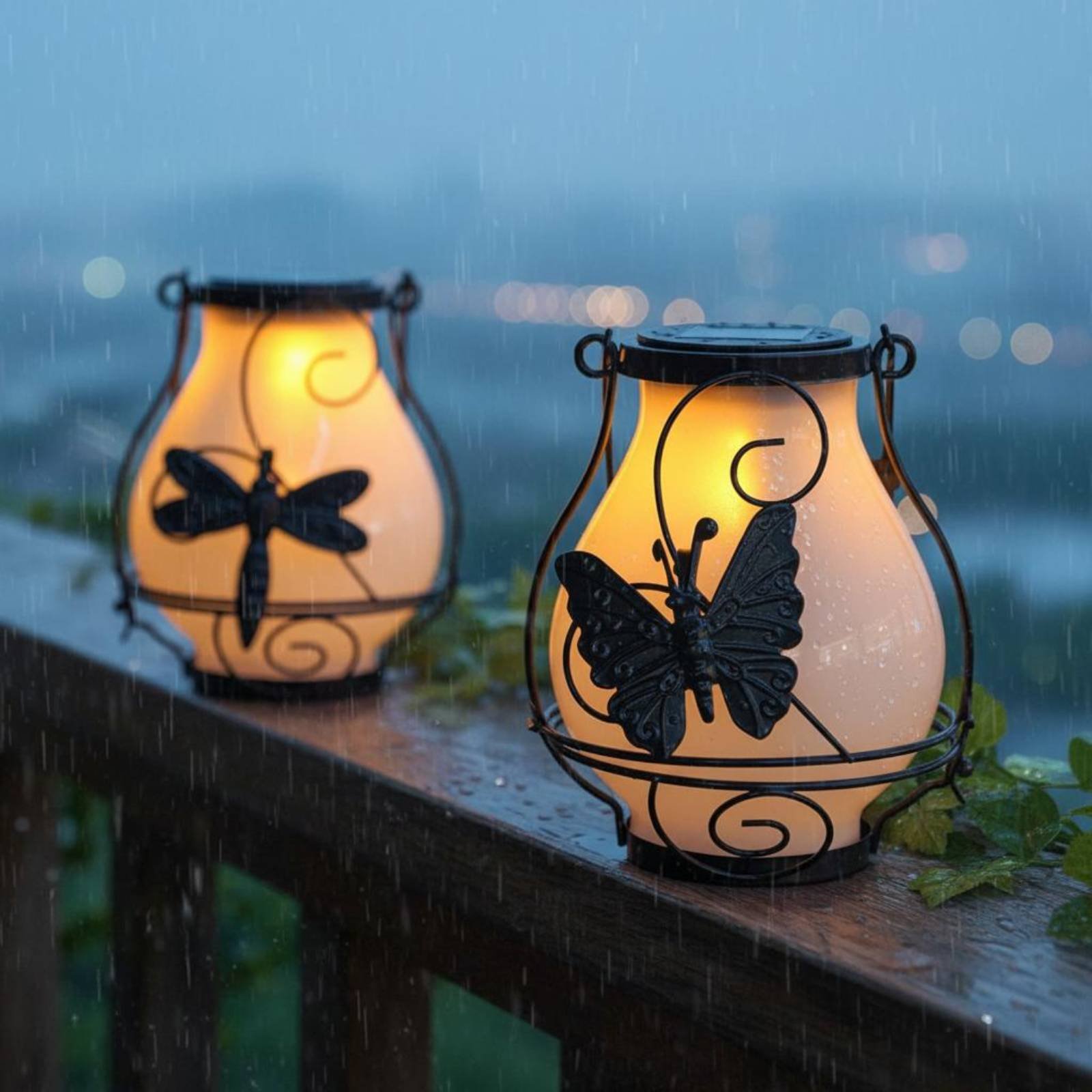 Solar Butterfly Lantern Waterp - đánh giá và giá Solar Garden Light