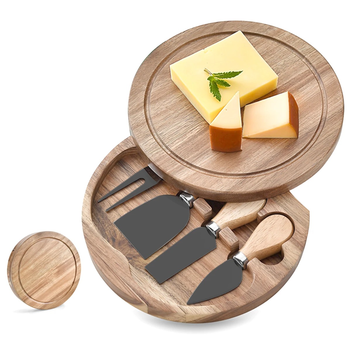 Cheese Knives Set for Charcute - đánh giá và giá Bamboo Cutlery