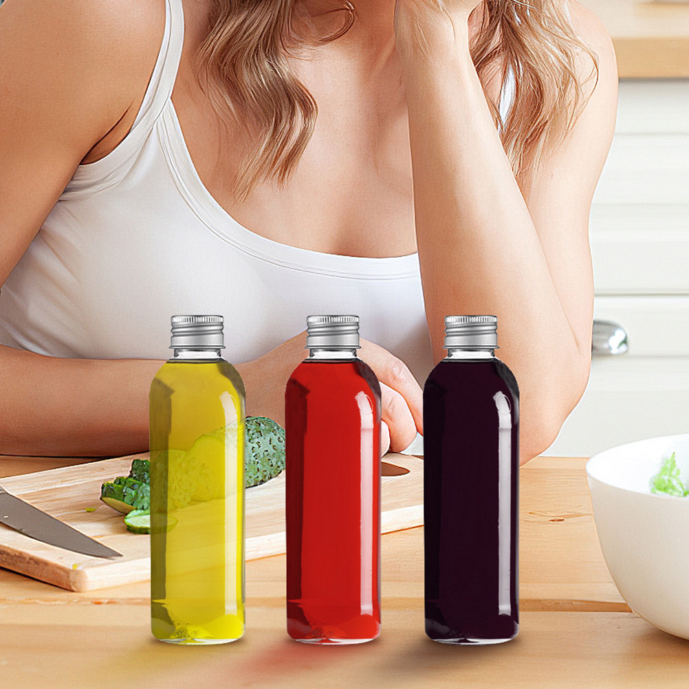 8Pcs Aluminum Cap Juice Bottle - đánh giá và giá Reusable Bottle
