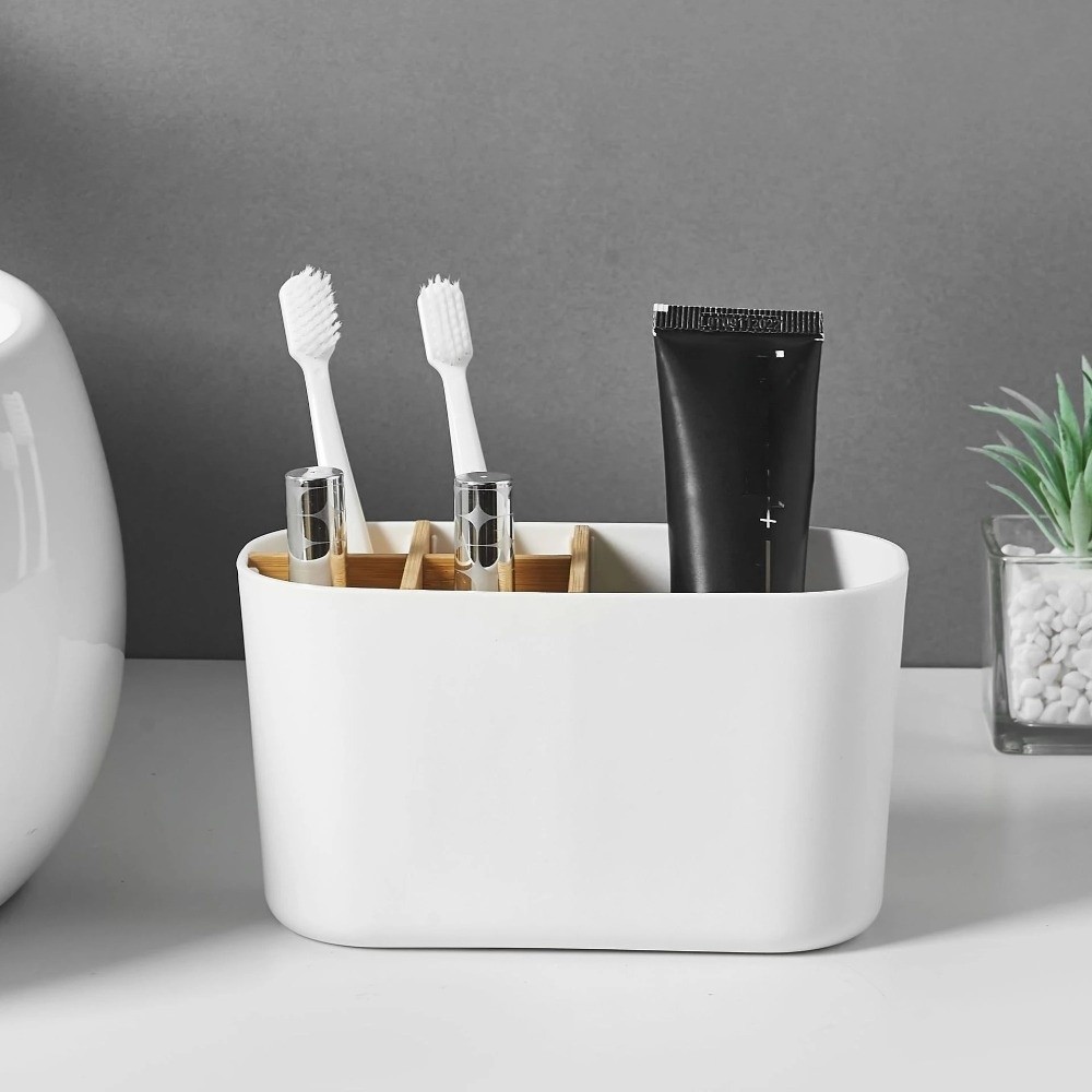 Multi-Slot Toothbrush Holder P - đánh giá và giá Bamboo Toothbrush