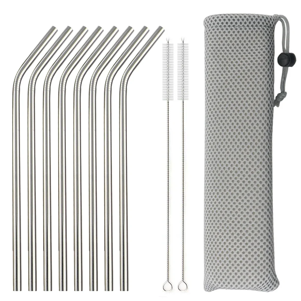 5/10Pcs Reusable Drinking Stra - đánh giá và giá Reusable Straw