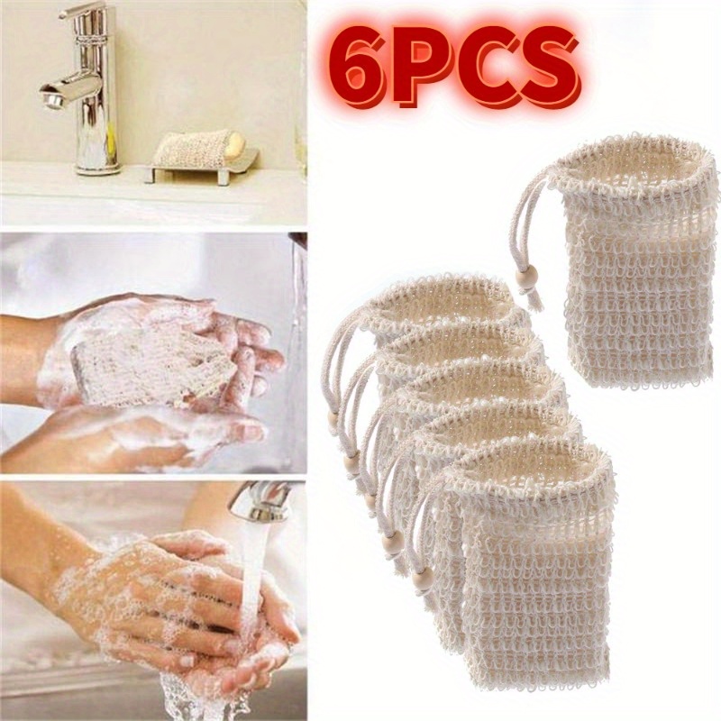 Soap Bag Set Natural Ramie Mes - đánh giá và giá Eco Sponge