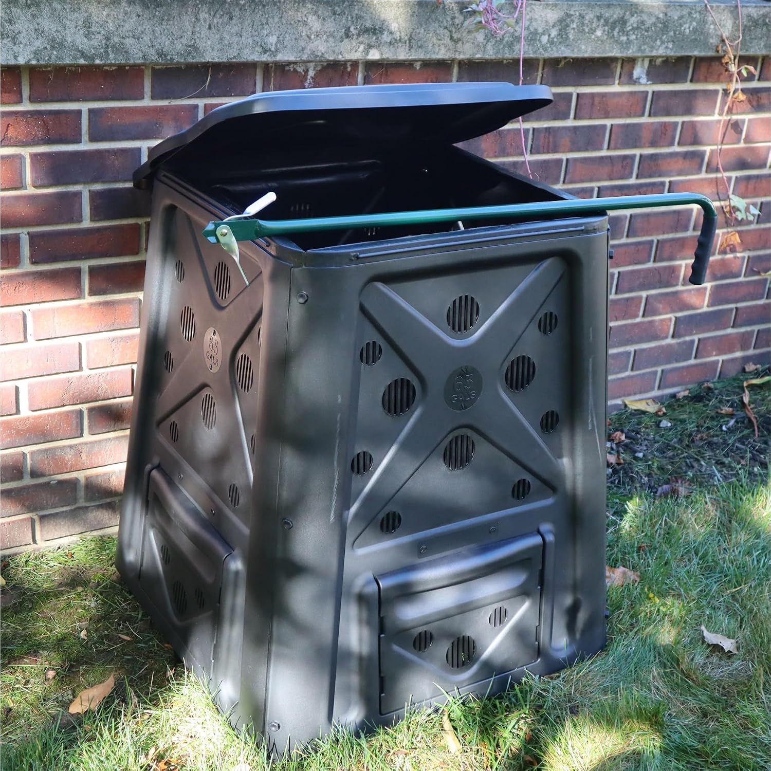 Redmon Outdoor Compost Bin wit - đánh giá và giá Compost Bin