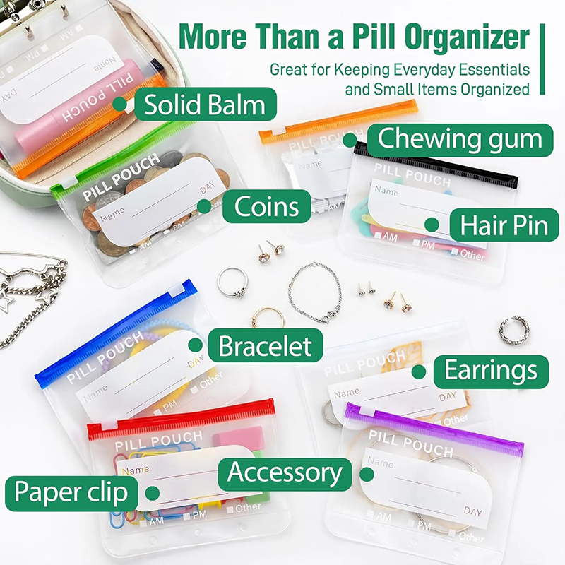 7/14 Pouch Weekly Pill Organiz - đánh giá và giá Reusable Bag