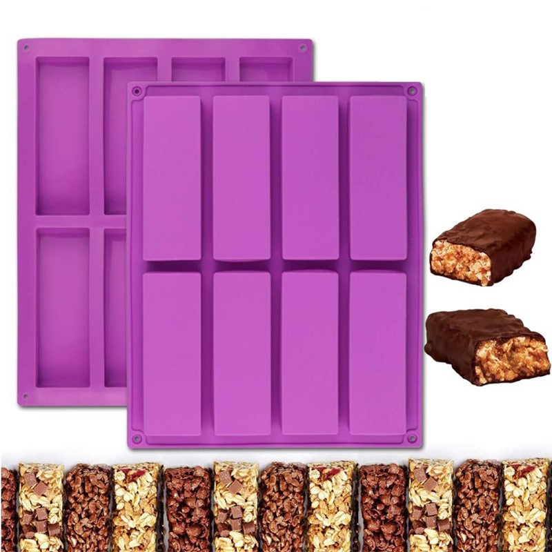 8 Cavity Rectangle Silicone Ca - đánh giá và giá Eco Soap