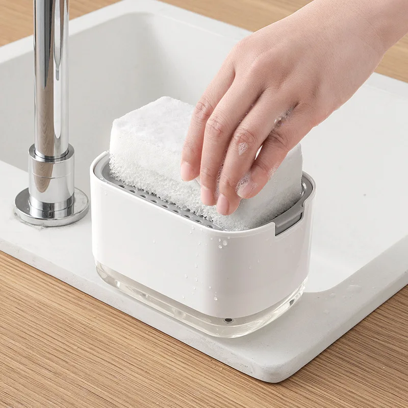 Soap Dispenser With Sponge Hol - đánh giá và giá Eco Sponge