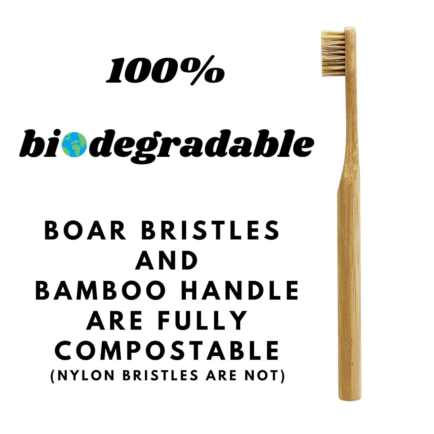 10Pcs Natural Boar Bristle Bam - đánh giá và giá Bamboo Toothbrush