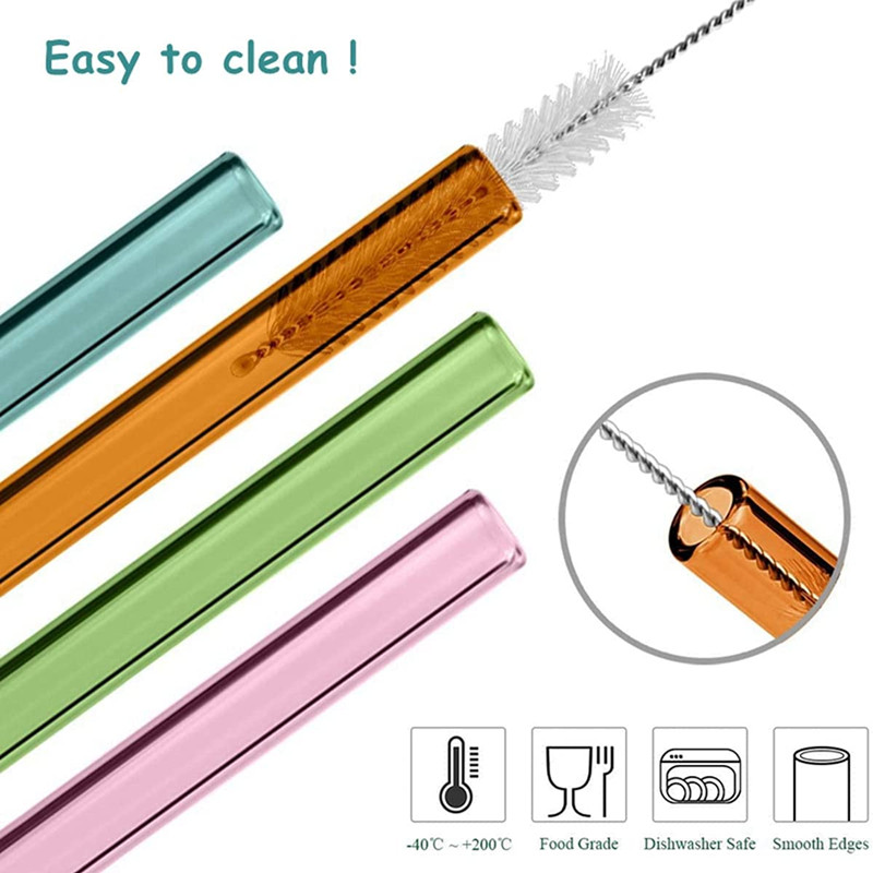Reusable Glass Straws Eco-frie - đánh giá và giá Reusable Straw